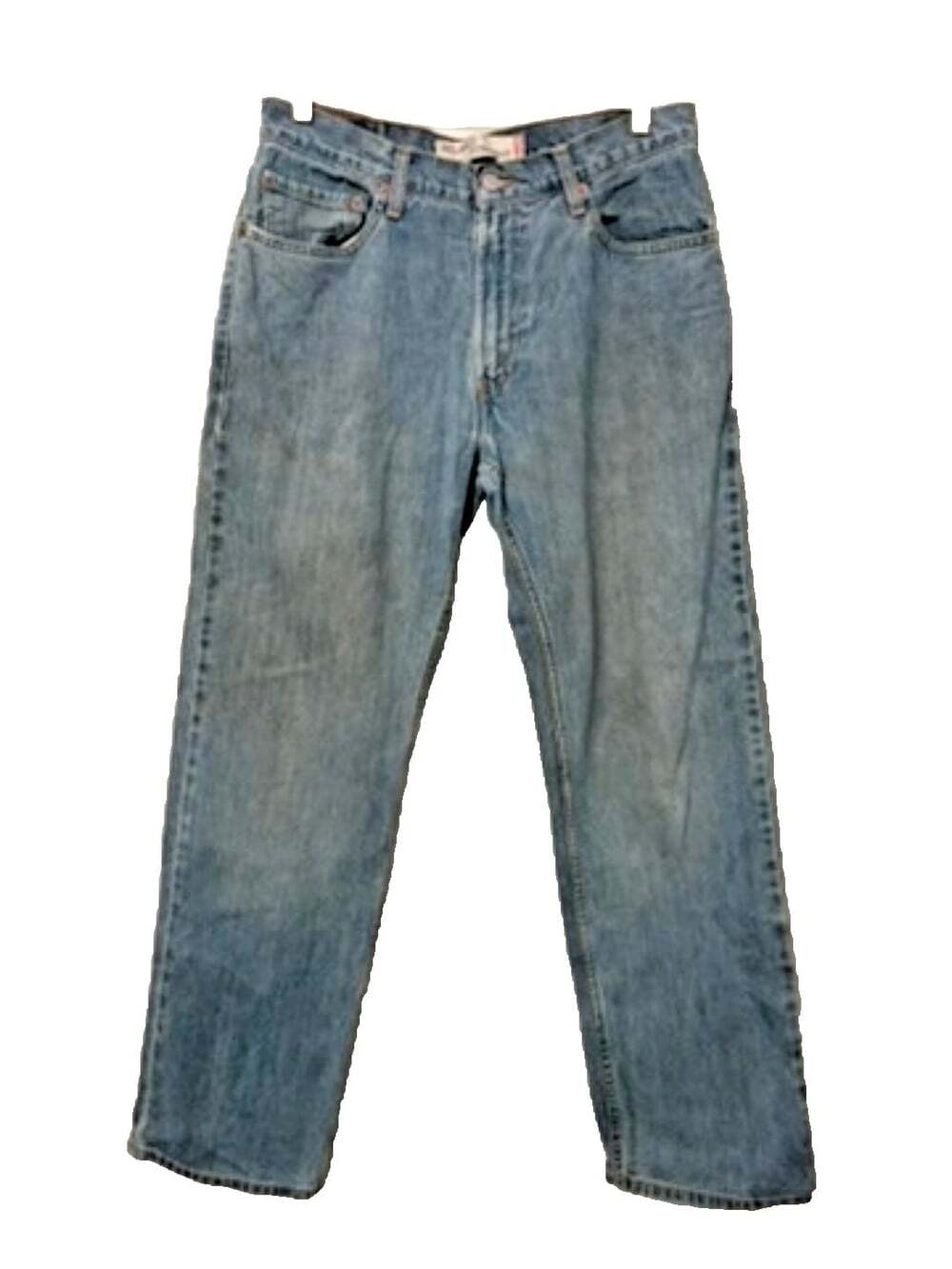 Levi's 559 Men's Relaxed Straight Leg 100% Cotton Jeans Light Wash 33x32 Denim